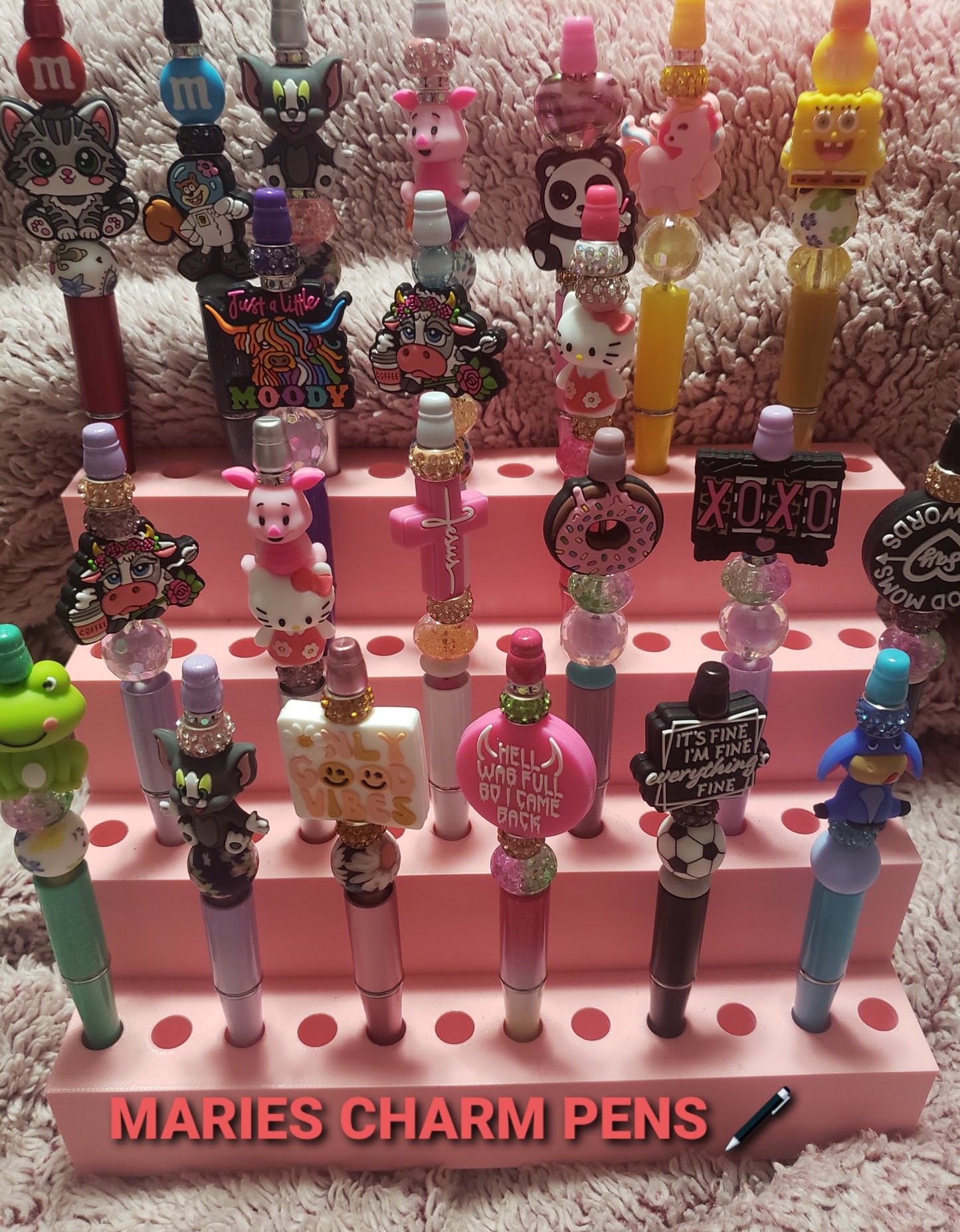NEW CHARM PENS π MADE BY MARIE