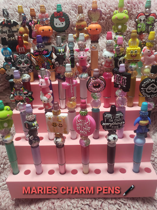NEW CHARM PENS π MADE BY MARIE