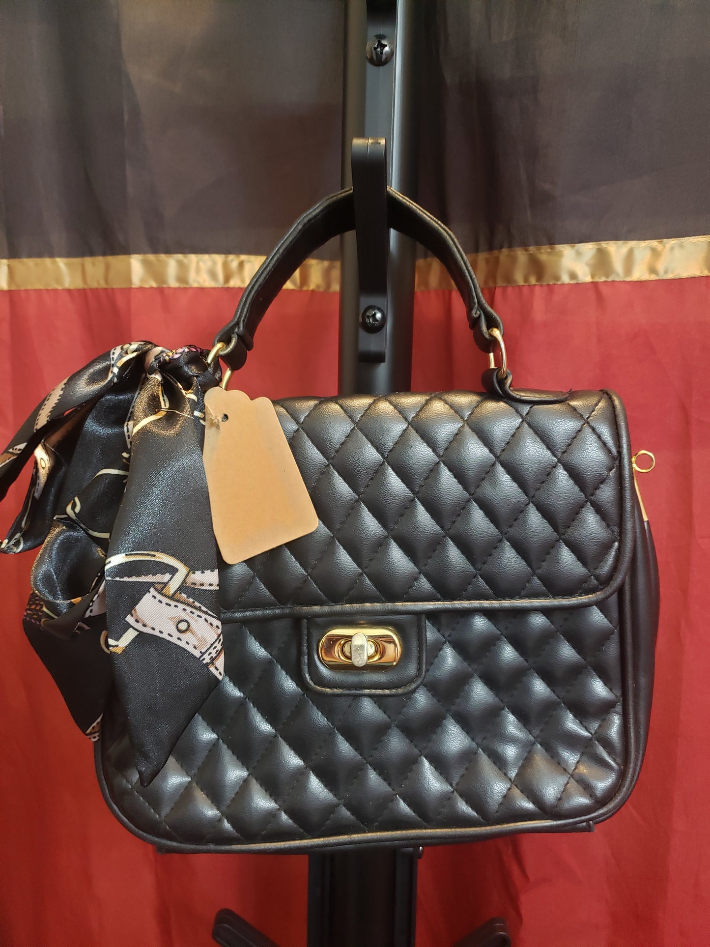 LEATHER BLACK PURSE