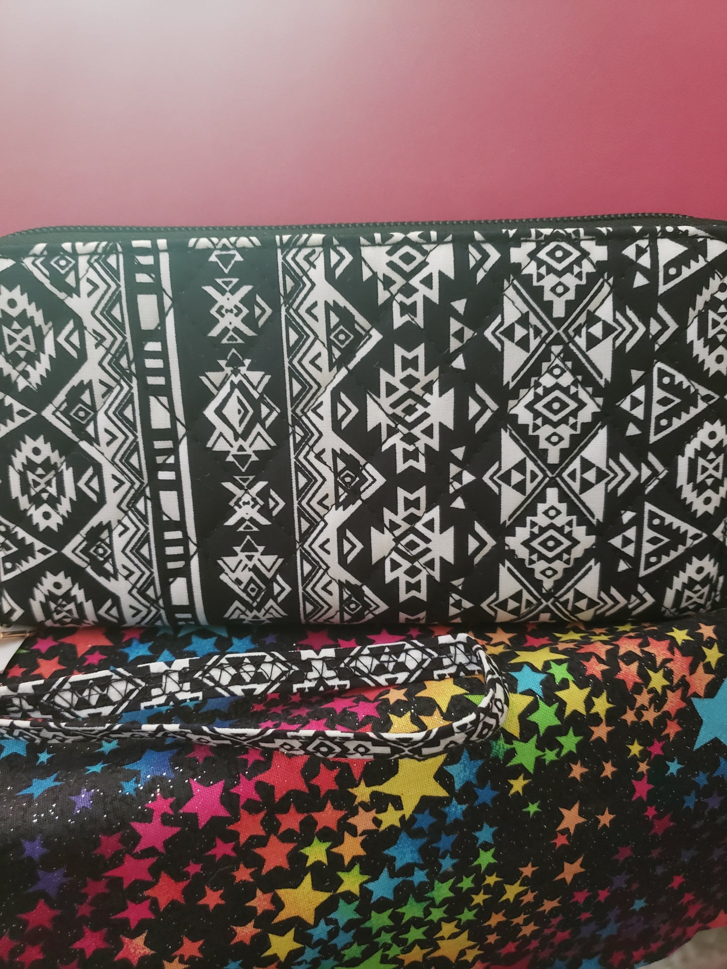 BLACK & WHITE FASHION WALLET