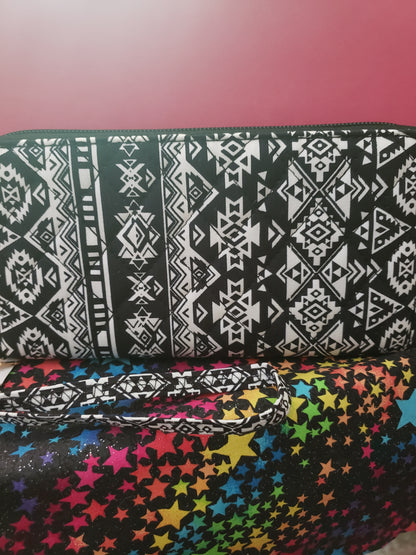 BLACK & WHITE FASHION WALLET