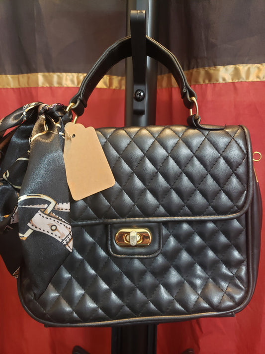 LEATHER BLACK PURSE